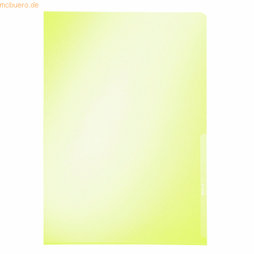 Sichthülle A4 PVC 150my gelb