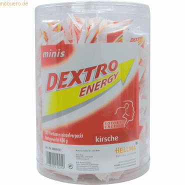 Traubenzucker Dextro Energy Mini Kirsche Dose mit 300 Stück