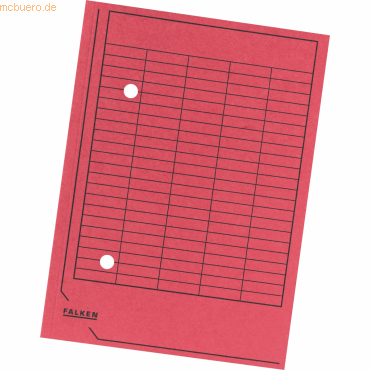 Umlaufmappe A4 Karton 250g/qm rot