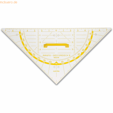 Dreieck für Wandtafel Kunststoff 80cm transparent