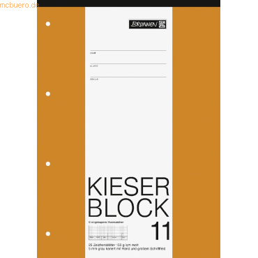 Zeichenblock Kieser A4 kariert 150g/qm 25 Blatt