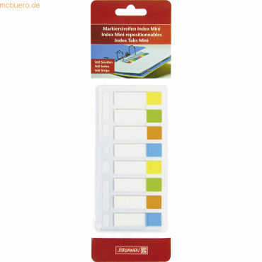 Markierstreifen Index Mini 4,8x1,2cm farbig sortiertifen