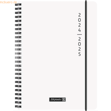 Schülerkalender 2024/2025 A5 PP 1 Woche/2 Seiten Plain White