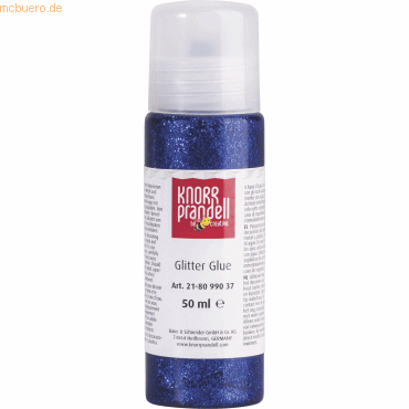 Glitter Glue 50 ml dunkelblau