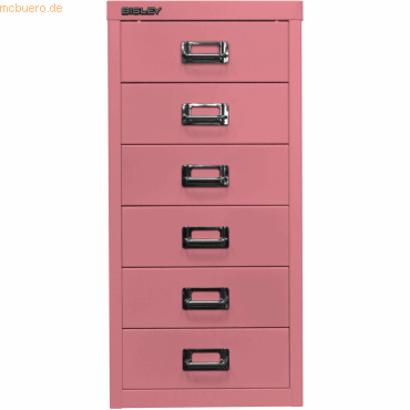 Schubladenschrank MultiDrawer Serie 29 A4 6 Schübe pink
