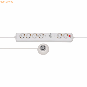 Steckdosenleiste Eco-Line Comfort Switch Plus 6-fach weiß