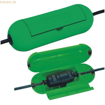 Safe-Box für Kabelsteckverbindungen grün