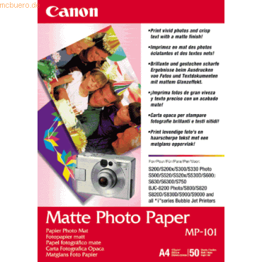 Fotopapier Inkjet MP-101 A4 170g/qm VE=50 Blatt