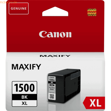 Tintenpatrone Canon PGI-1500XL schwarz ca. 1200 Seiten