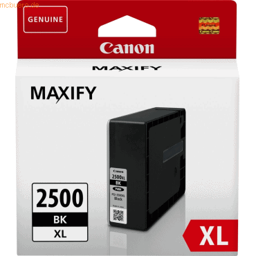 Tintenpatrone Canon PGI-2500XL schwarz ca. 2.500 Seiten