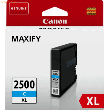 Tintenpatrone Canon PGI-2500XL cyan ca. 1.500 Seiten