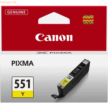 Tintenpatrone Canon CLI-551Y yellow