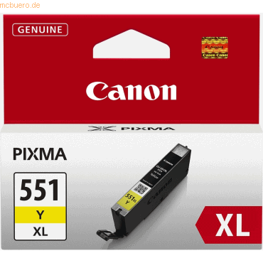 Tintenpatrone Canon CLI-551Y XL yellow