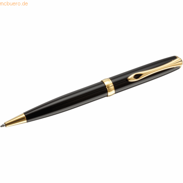 Kugelschreiber Excellence A2 lack schwarz vergoldet easyFlow