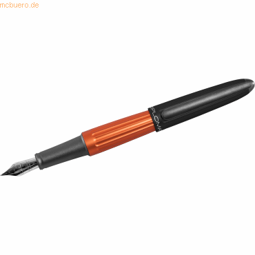 Füllhalter Aero black/orange F