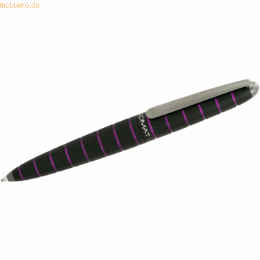 Kugelschreiber Elox ring schwarz/lila easyFlow