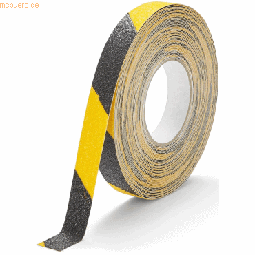 Antirutschband Duraline Grip+ 15mx25mm gelb/schwarz