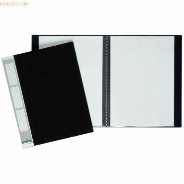 Sichtbuch Duralook A4 50 Hüllen schwarz