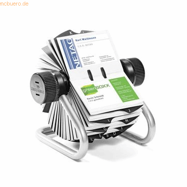 Durable Visitenkarten-Rollkartei Visifix 400 Karten 195x135x165mm ...
