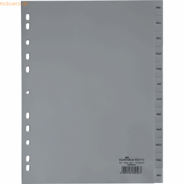 Register A4 Dez.-Jan. PP grau