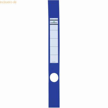 Ordnerrückenschild Ordofix schmal 40x390mm blau VE=10 Stück