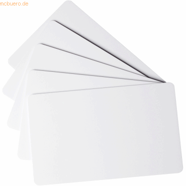 Plastikkarten Duracard Light Cards 53,98x86,6x0,5mm blanko weiß VE=100 Stück
