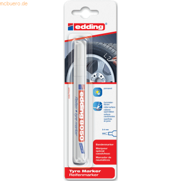 Reifenmarker edding 8050 Blisterverpackung weiß