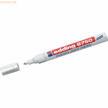 Glanzlack-Marker edding 8750 industry paint marker weiß