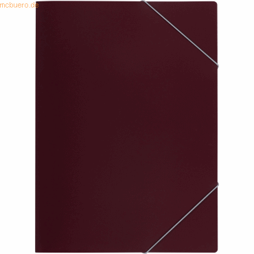 Eckspanner A4 PP bordeaux