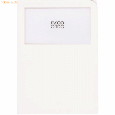 Organisationsmappe Ordo classico Papier A4 220x310 mm weiß VE=100 Stück