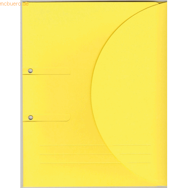 Ablagemappe Ordo collecto A4 Karton 315 g/qm Grundfarben gelb VE=10 Stück