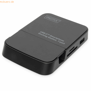 DIGITUS USB-C Smartphone Docking Station 7-Port USB, HDMI, SD
