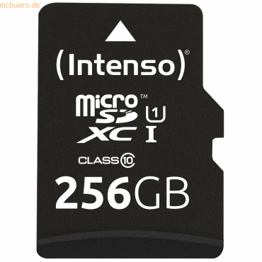 Intenso 256GB mircoSDXC Class10 UHS-I Premium + SD-Adapter