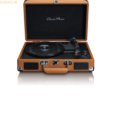 Lenco Classic Phono TT-10 Kofferplattenspieler (Braun) *
