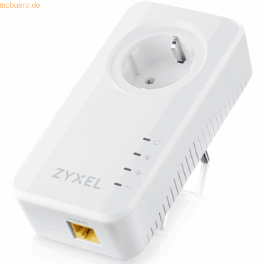 ZyXEL PLA6457 G.hn 2400 Mbps Pass-Through Powerline TWIN Pack