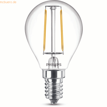 Philips LED classic Lampe 25W E14 Tropfe Warmw 250lm klar 1erP