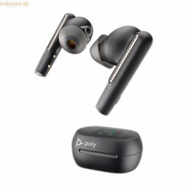 Poly Bluetooth Headset Voyager Free 60+ UC Teams USB-A schwarz
