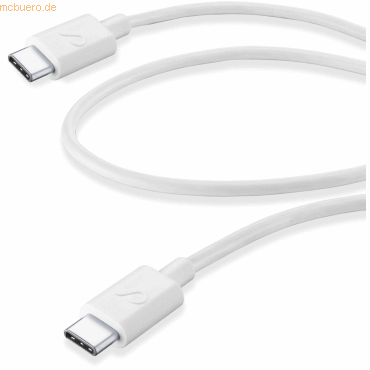 Cellularline Power Data Cable 0,6 m USB Typ-C/ Typ-C White