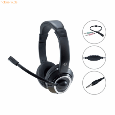 Conceptronic POLONA02BA Klinke 3.50mm Headset