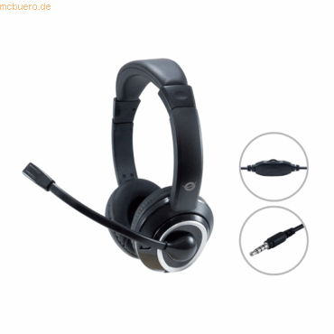 Conceptronic POLONA02B Klinke 3.50mm Headset