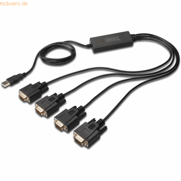 DIGITUS USB 2.0 zu 4xRS232 Kabel