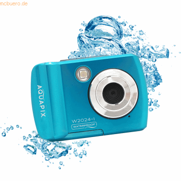 Aquapix Unterwasserkamera W2024-I -Splash- Eisblau