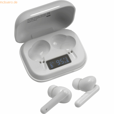 Denver Kabellose Bluetooth-Kopfhörer TWE-38, Weiß