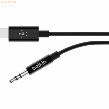 Belkin RockStar 3,5mm-Klinken-Audio-Kabel USB-C Stecker 0,9m