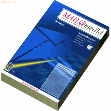 Versandtaschen B4 110g/qm selbstklebend braun VE=50 St&uuml;ck