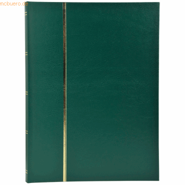 Briefmarkenalbum 22,5x30,5cm 48 Seiten grün