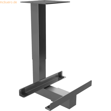 PC-Halter RCPU Untertischmontage graphit