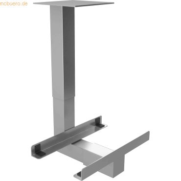 PC-Halter RCPU Untertischmontage silber