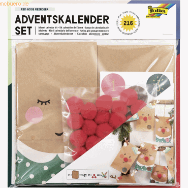 Adventskalender-Set Red Nose Reindeer 216-teilig