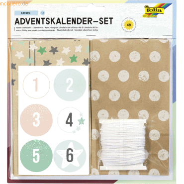 Adventskalender 24 Adventstütchen 'Nature'